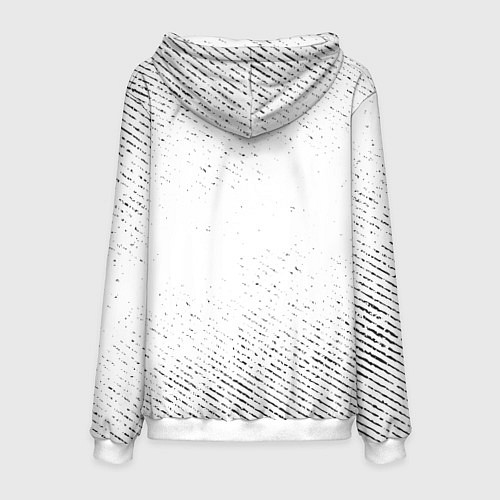 Мужская толстовка Black Clover с потертостями на светлом фоне / 3D-Белый – фото 2