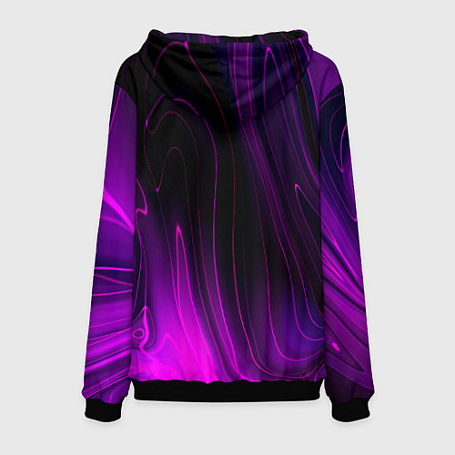 Мужская толстовка Maneskin violet plasma / 3D-Черный – фото 2