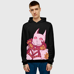 Толстовка-худи мужская Милый стенд Killer Queen - Jojo, цвет: 3D-черный — фото 2