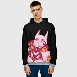 Толстовка-худи мужская Милый стенд Killer Queen - Jojo, цвет: 3D-меланж — фото 2