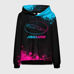 Толстовка-худи мужская Jaguar - neon gradient, цвет: 3D-черный
