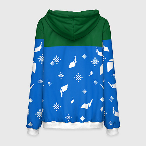 Мужская толстовка Скрепка Microsoft / 3D-Белый – фото 2