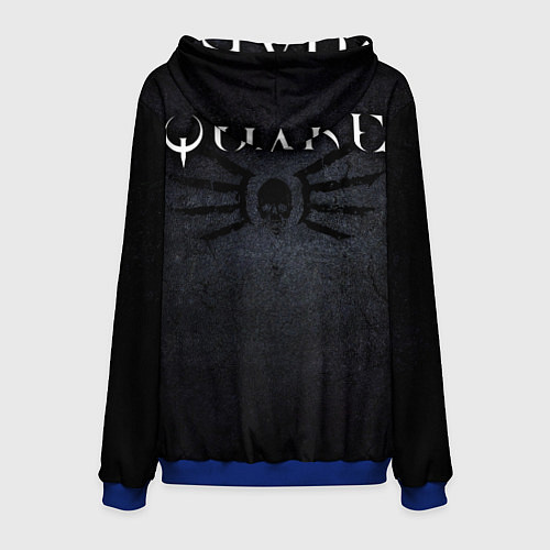 Мужская толстовка Quake 2 / 3D-Синий – фото 2