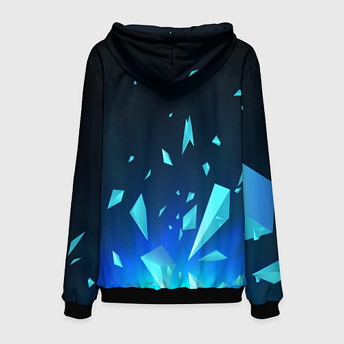 Мужская толстовка The Witcher взрыв частиц / 3D-Черный – фото 2