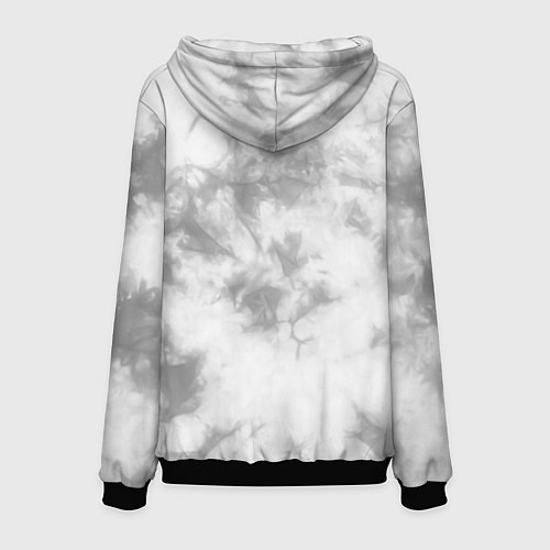 Мужская толстовка Zombie rabbit Happy new year / 3D-Черный – фото 2