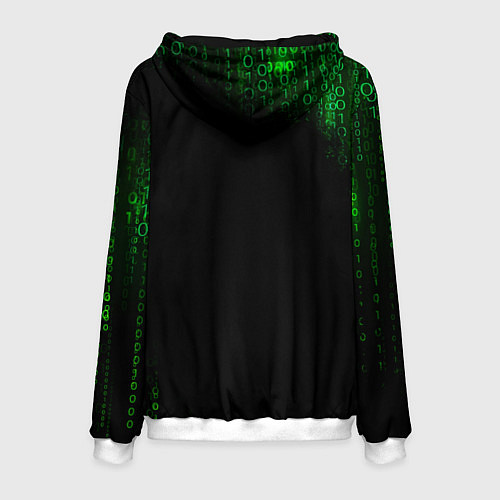 Мужская толстовка Заяц клац клац клац / 3D-Белый – фото 2