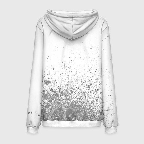 Мужская толстовка Леонид - в красной рамке на светлом / 3D-Белый – фото 2