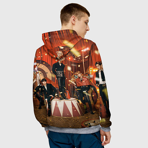 Мужская толстовка Circus Stray Kids / 3D-Меланж – фото 4