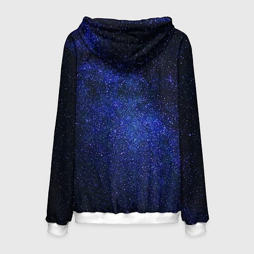 Мужская толстовка One Punch Man Гароу Космос / 3D-Белый – фото 2