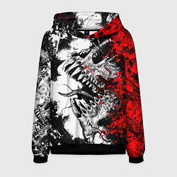 Толстовка-худи мужская Демон внутри меня, цвет: 3D-черный