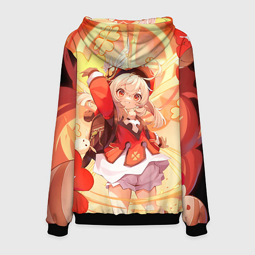 Мужская толстовка Genshin Impact - Klee / 3D-Черный – фото 2