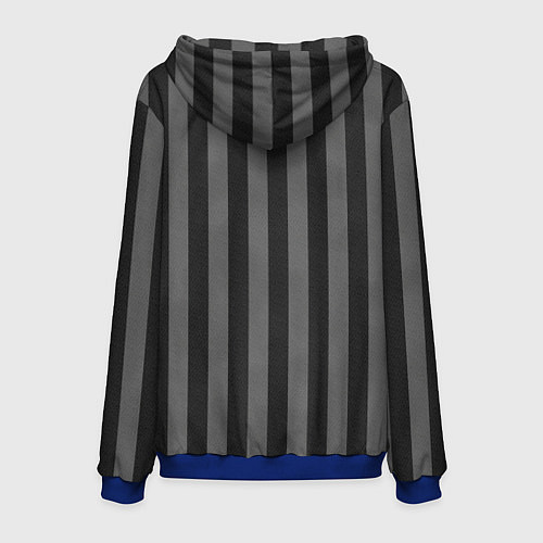 Мужская толстовка Форма Уэнсдей Аддамс Nevermore academy / 3D-Синий – фото 2