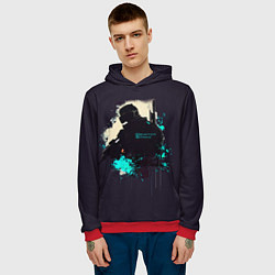 Толстовка-худи мужская CS GO Art, цвет: 3D-красный — фото 2