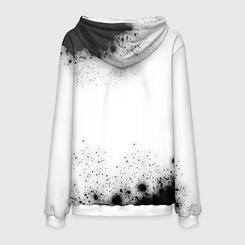 Мужская толстовка Worlds okayest mechanic - white / 3D-Белый – фото 2