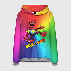 Толстовка-худи мужская Project Playtime: Boxy Boo, цвет: 3D-меланж