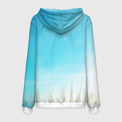 Мужская толстовка Genshin Impact - Сяо / 3D-Белый – фото 2