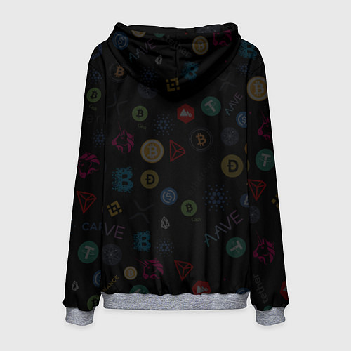 Мужская толстовка Экологичная крипта / 3D-Меланж – фото 2