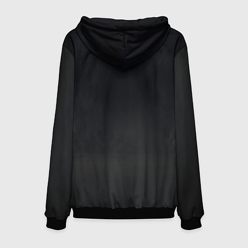 Мужская толстовка Девочка с мандарином в руках / 3D-Черный – фото 2