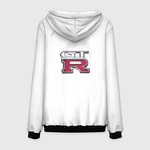 Мужская толстовка Skyline Godzilla GT-R 33 / 3D-Черный – фото 2