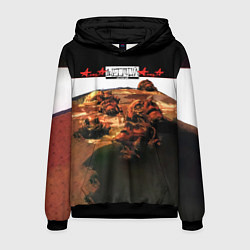 Толстовка-худи мужская Шестой лесничий - Алиса, цвет: 3D-черный