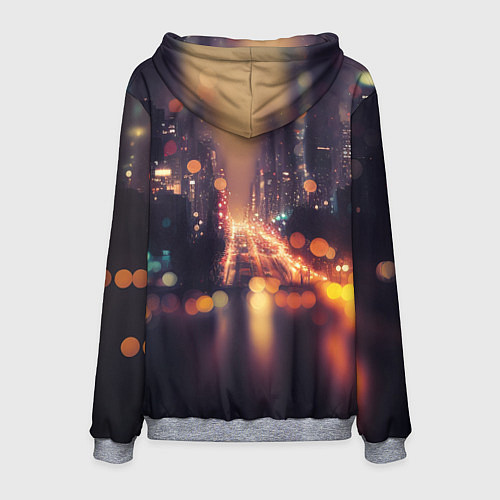 Мужская толстовка Робот с сердцем / 3D-Меланж – фото 2