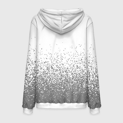 Мужская толстовка Геннадий - в красной рамке на светлом / 3D-Белый – фото 2