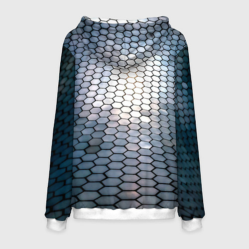 Мужская толстовка Кольчуга доспехи среднивековья / 3D-Белый – фото 2