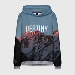 Толстовка-худи мужская Горы судьба, цвет: 3D-меланж