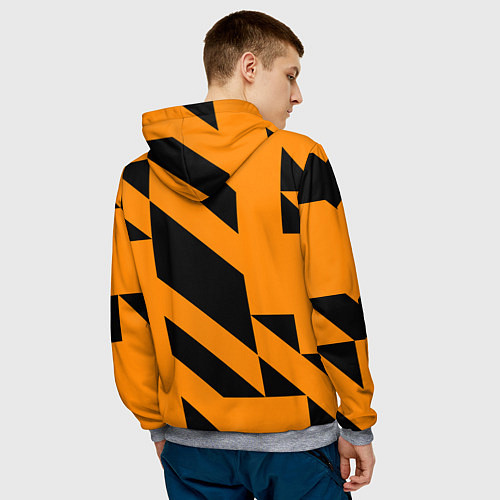 Мужская толстовка Абстракция abstractart / 3D-Меланж – фото 4