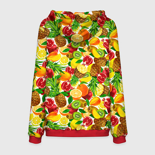 Мужская толстовка Fruit abundance / 3D-Красный – фото 2