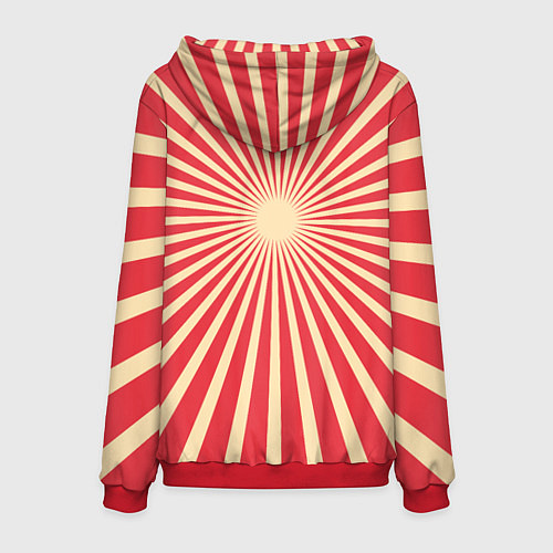 Мужская толстовка Праздник трудящихся / 3D-Красный – фото 2