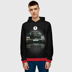 Толстовка-худи мужская Мощная спортивная машина Oldsmobile Cutlass, цвет: 3D-красный — фото 2