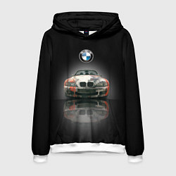 Толстовка-худи мужская Немецкий люксовый кабриолет BMW Z4, цвет: 3D-белый