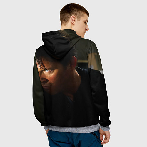 Мужская толстовка Пила Марк Хоффман / 3D-Меланж – фото 4