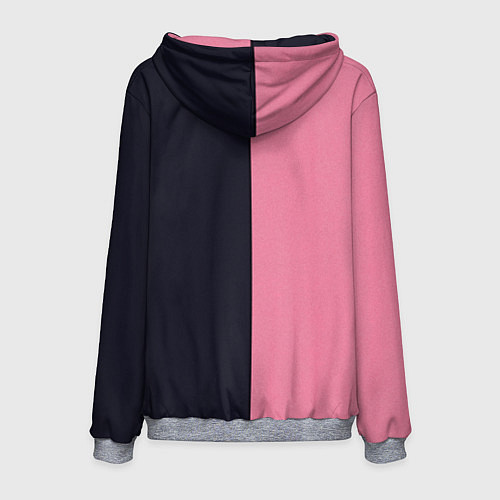 Мужская толстовка Ребенок идола - Кролик лого / 3D-Меланж – фото 2