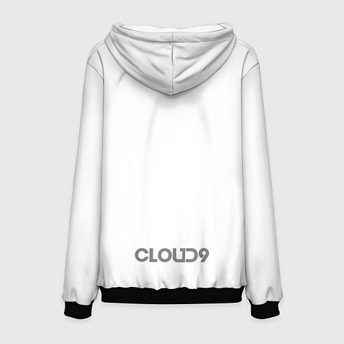 Мужская толстовка Cloud9 white / 3D-Черный – фото 2