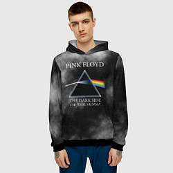 Толстовка-худи мужская Pink Floyd космос, цвет: 3D-черный — фото 2