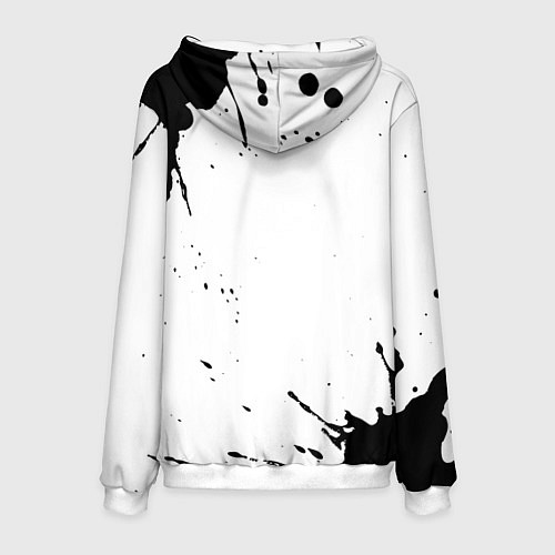 Мужская толстовка Sex Pistols рок кот на светлом фоне / 3D-Белый – фото 2