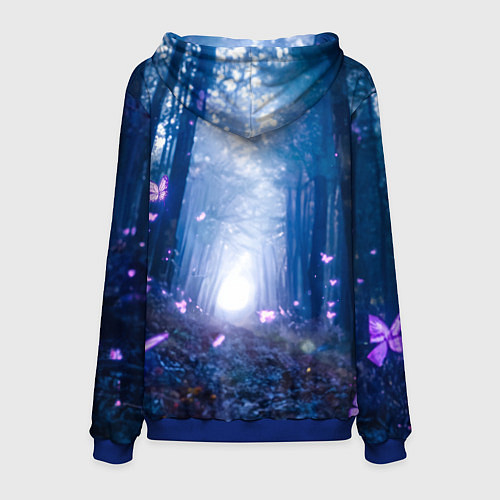 Мужская толстовка Шинобу Кочо из Клинка / 3D-Синий – фото 2