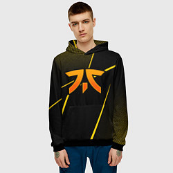 Толстовка-худи мужская Fnatic - csgo - gold edition, цвет: 3D-черный — фото 2