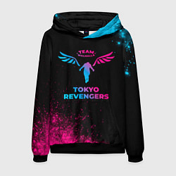 Толстовка-худи мужская Tokyo Revengers - neon gradient, цвет: 3D-черный