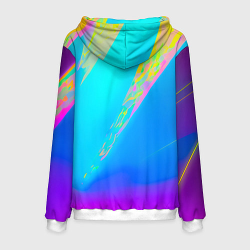 Мужская толстовка Нейронные лучи / 3D-Белый – фото 2