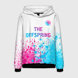 Мужская толстовка The Offspring neon gradient style: символ сверху