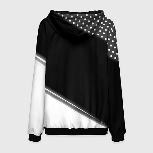 Мужская толстовка Косметолог из России и герб РФ: надпись, символ / 3D-Черный – фото 2