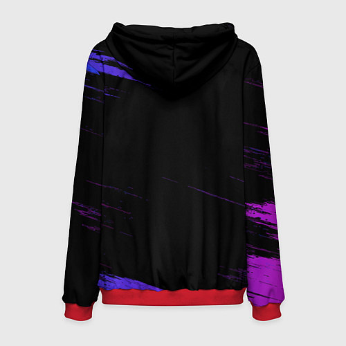 Мужская толстовка Манки на стиле / 3D-Красный – фото 2