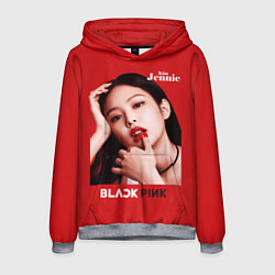 Толстовка-худи мужская Blackpink Beautiful Jennie, цвет: 3D-меланж