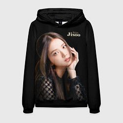 Толстовка-худи мужская Blackpink Cute Jisoo Kim, цвет: 3D-черный