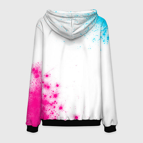 Мужская толстовка Within Temptation neon gradient style: надпись, си / 3D-Черный – фото 2