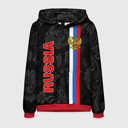 Мужская толстовка Russia black style