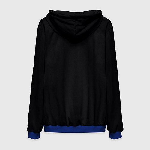 Мужская толстовка Хвича Кварацхелия ФК Наполи / 3D-Синий – фото 2